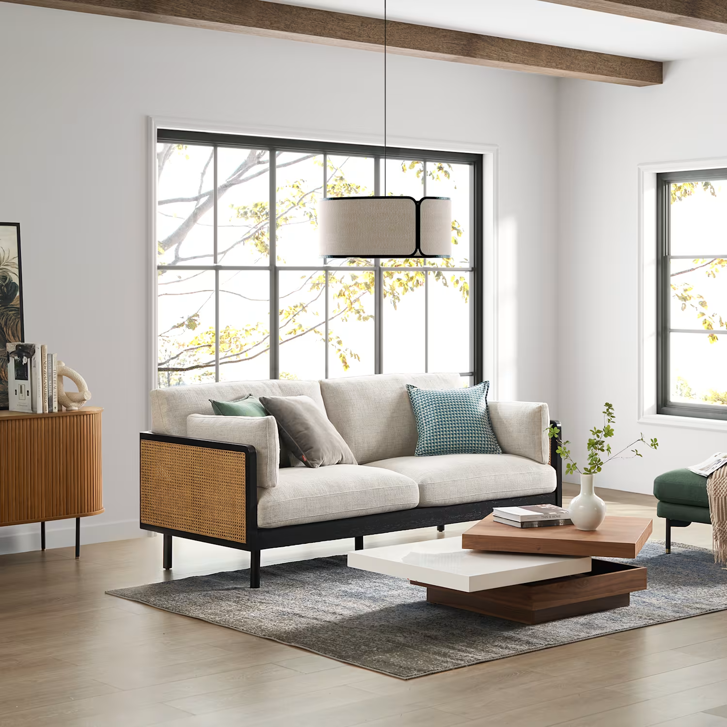 Serien Cane 2 Seater Sofa