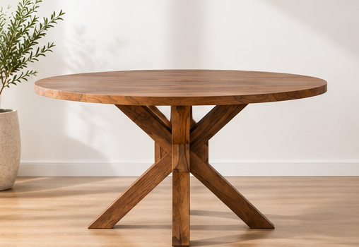 Nami 4 Seater Round Dining Set