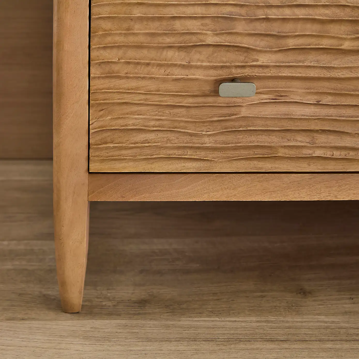 Artisan Carve – Solid Mango Wood Chest of Drawers (143 cm, 6 Drawers)
