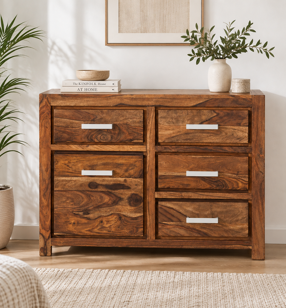 Nami wooden chest of drawers