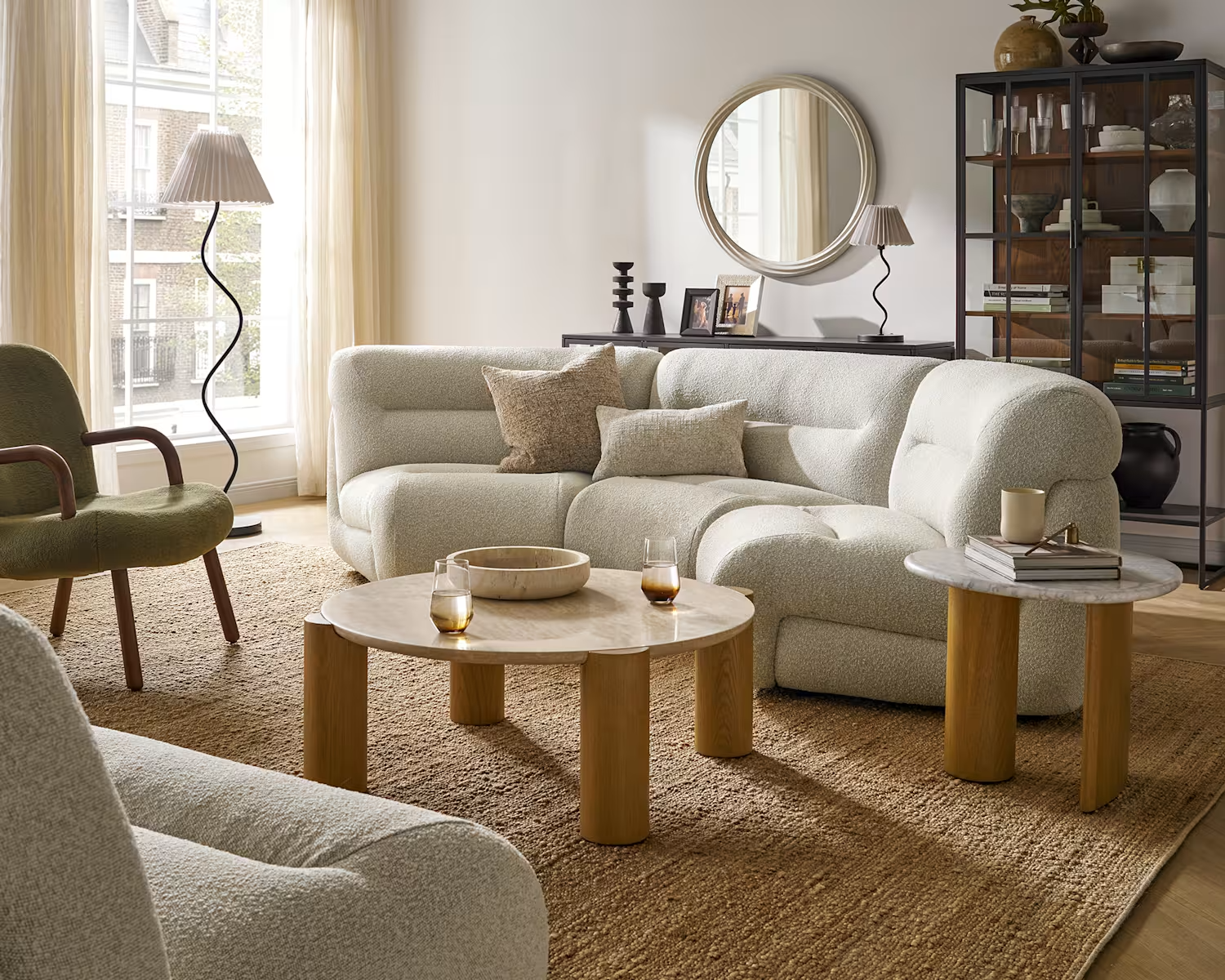 Bombé Curved Modular Sofa