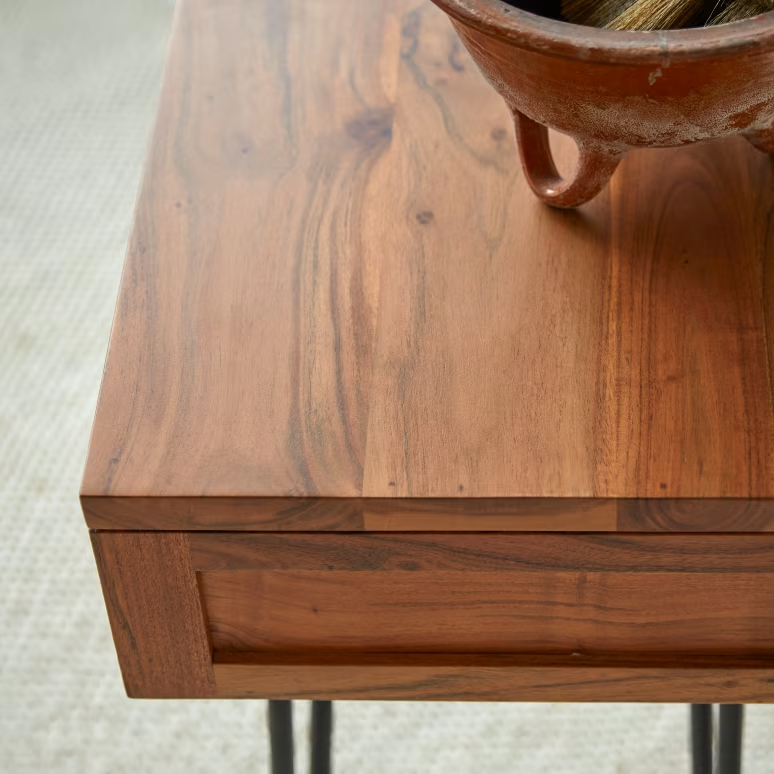 Elio – Solid Acacia Wood Console Table