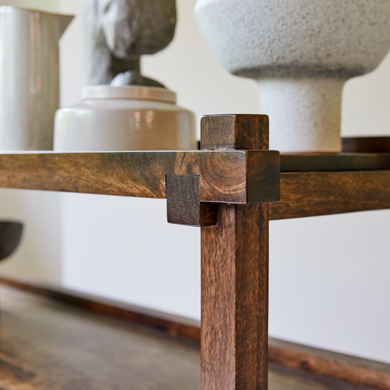 Hera – Solid Mango Wood Bookcase