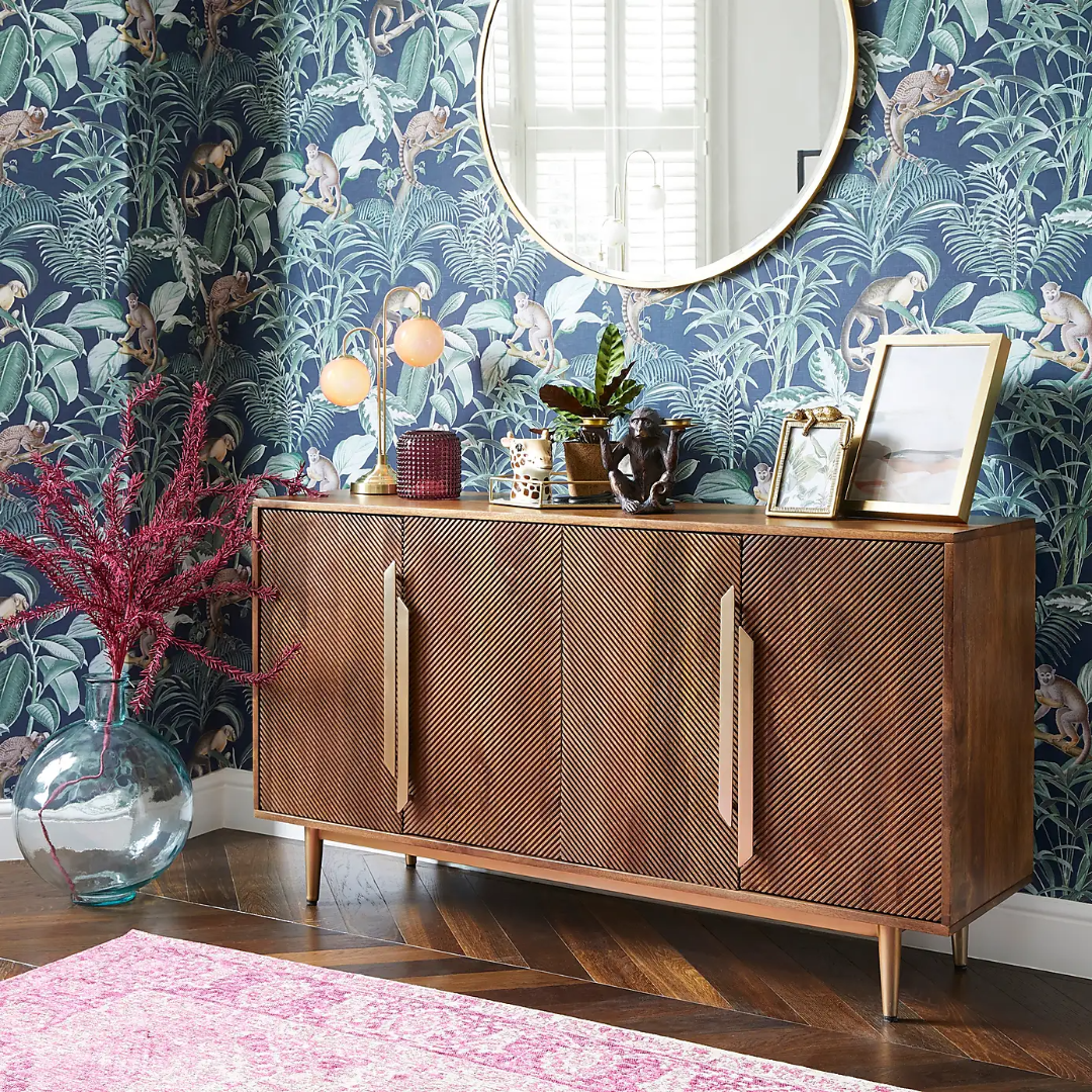 Luxe – Solid Mango Wood Sideboard (138 cm)
