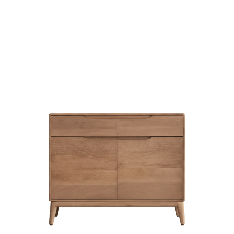 Eliana – Solid Mango Wood Sideboard (100 cm, 2 Door)