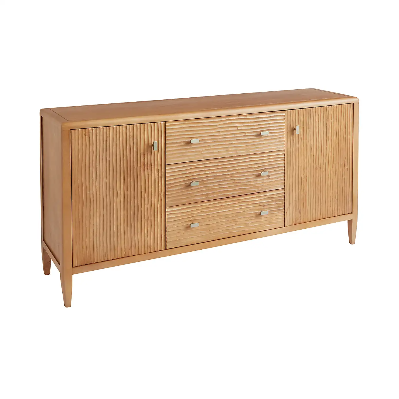 Artisan Carve – Solid Mango Wood Sideboard (145 cm, 2 Door)