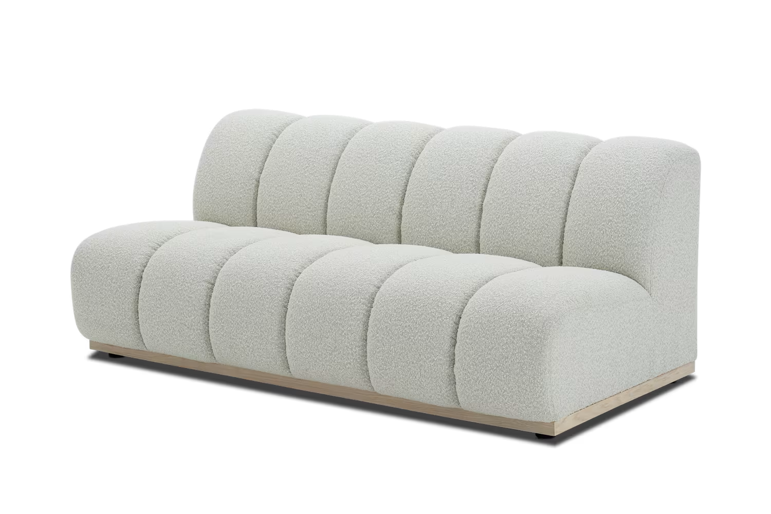 Luna Armless 2-Seater Sofa — alternate view