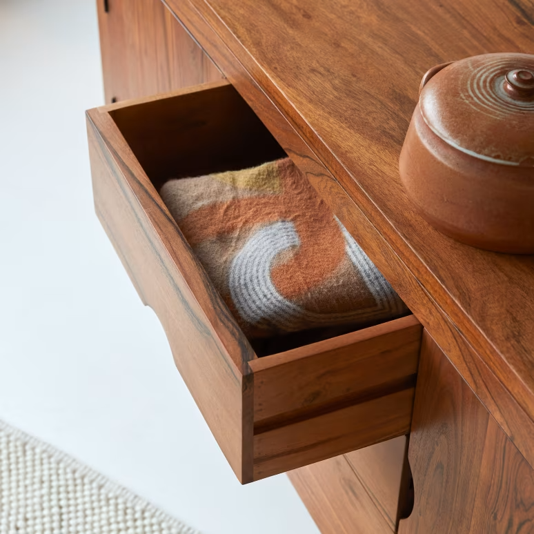 Elio – Solid Acacia Wood Sideboard (145 cm)