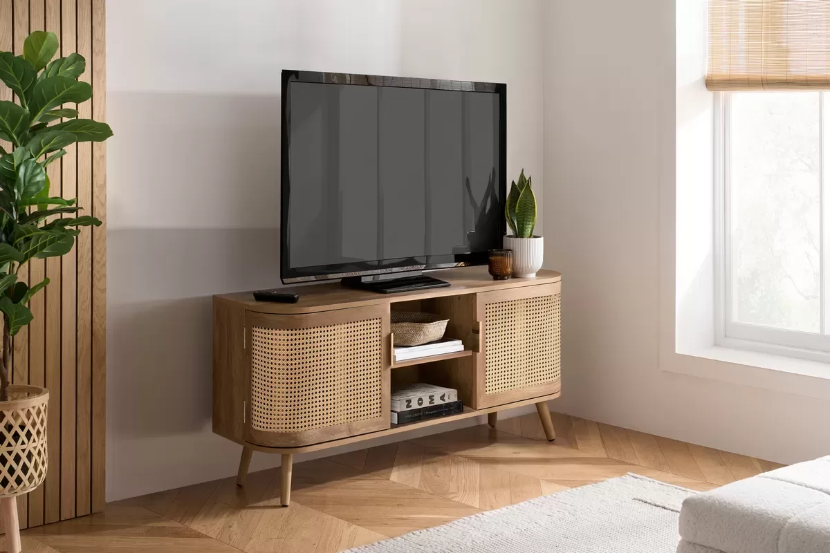 Arcane TV Cabinet (100 cm, Open Shelf)