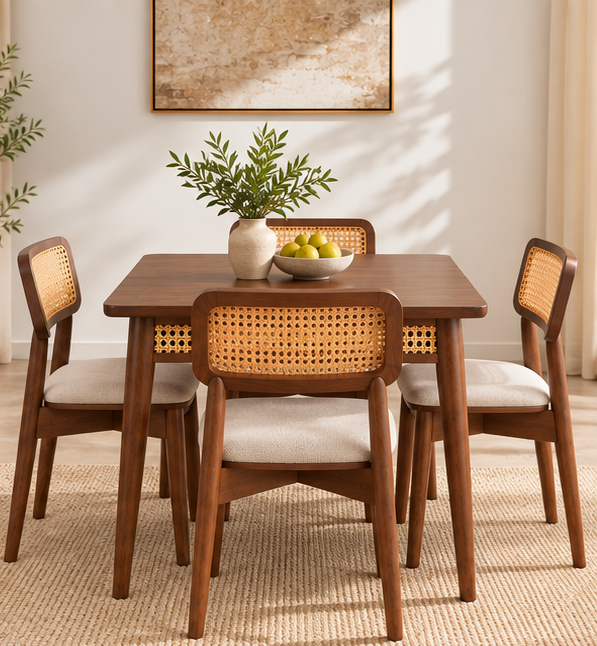 Riva 4 Seater Cross Dining Set — alternate view