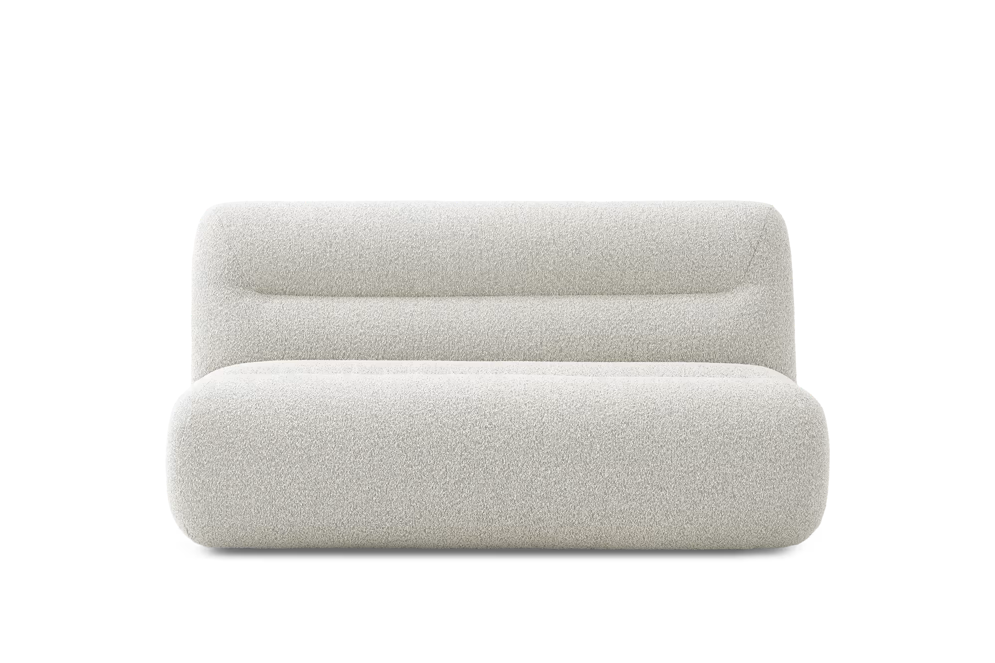 Bombé 2 Seater Armless Sofa