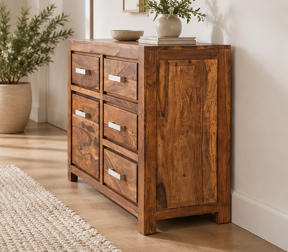 Nami wooden chest of drawers — alternate view