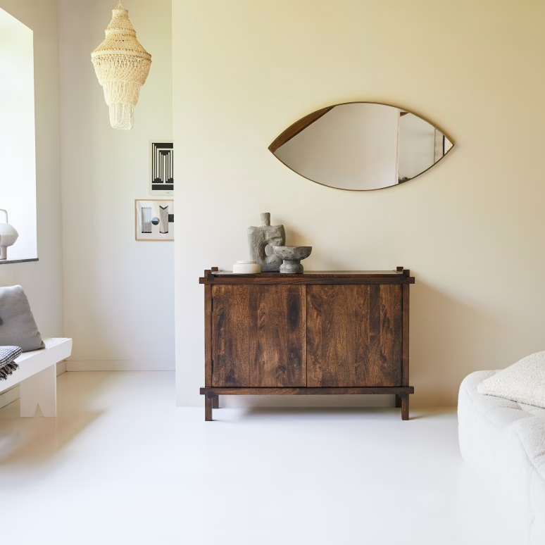Hera – Solid Mango Wood Sideboard (117 cm, 2 Door) — alternate view