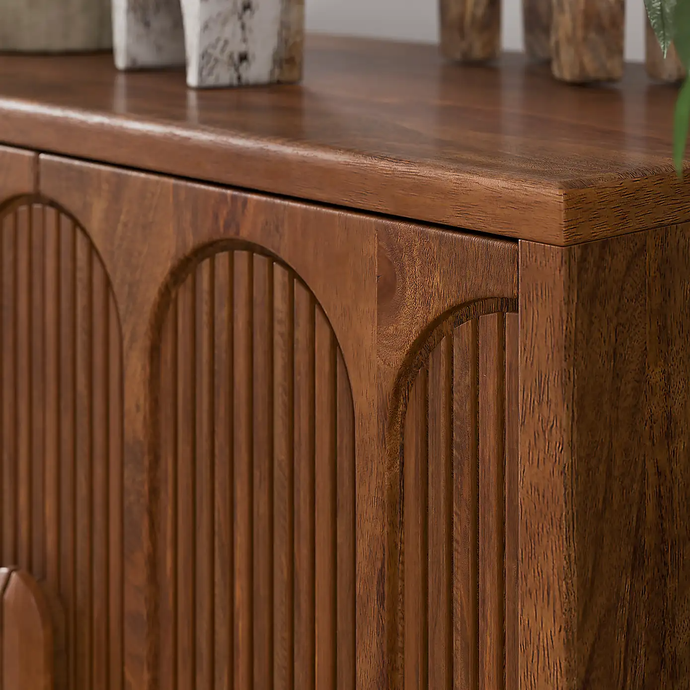 Diana – Solid Mango Wood Sideboard (172 cm, Wide Storage with Drawers)