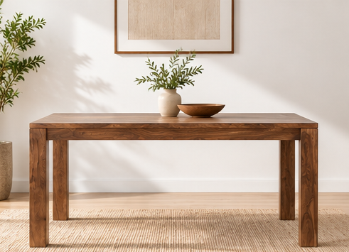 Nami Wooden Dining Table — alternate view