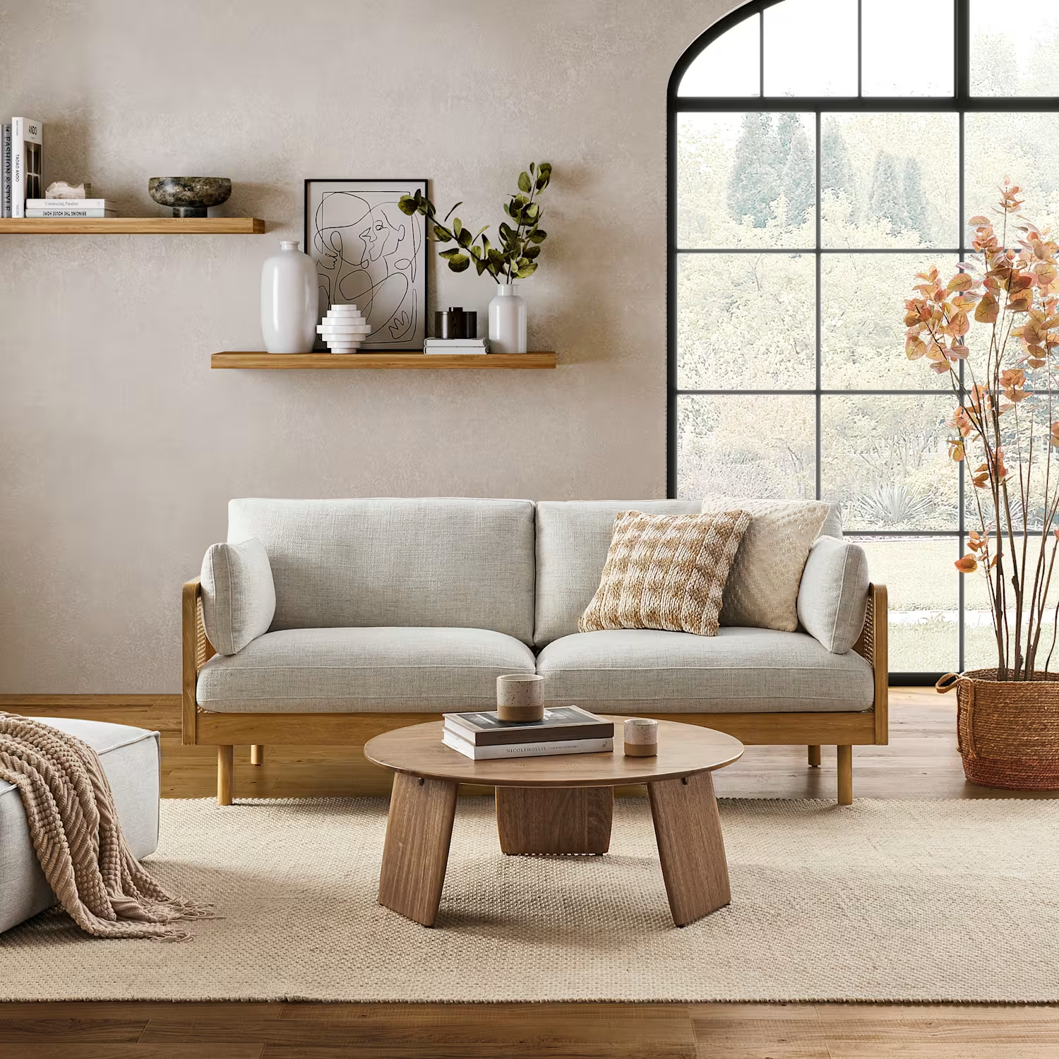 Serien Cane 2 Seater Sofa