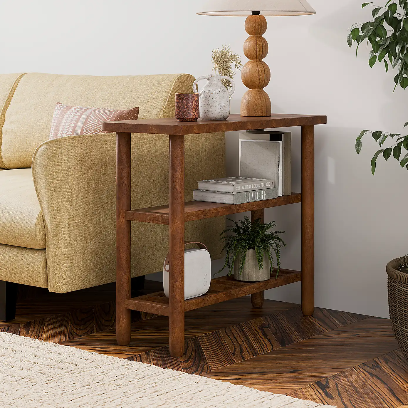 Diana – Solid Mango Wood Side Table