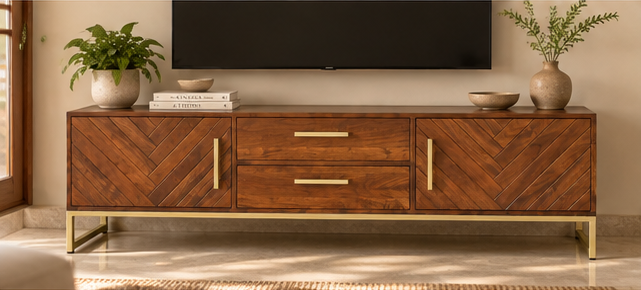 Niva Wooden TV Cabinet