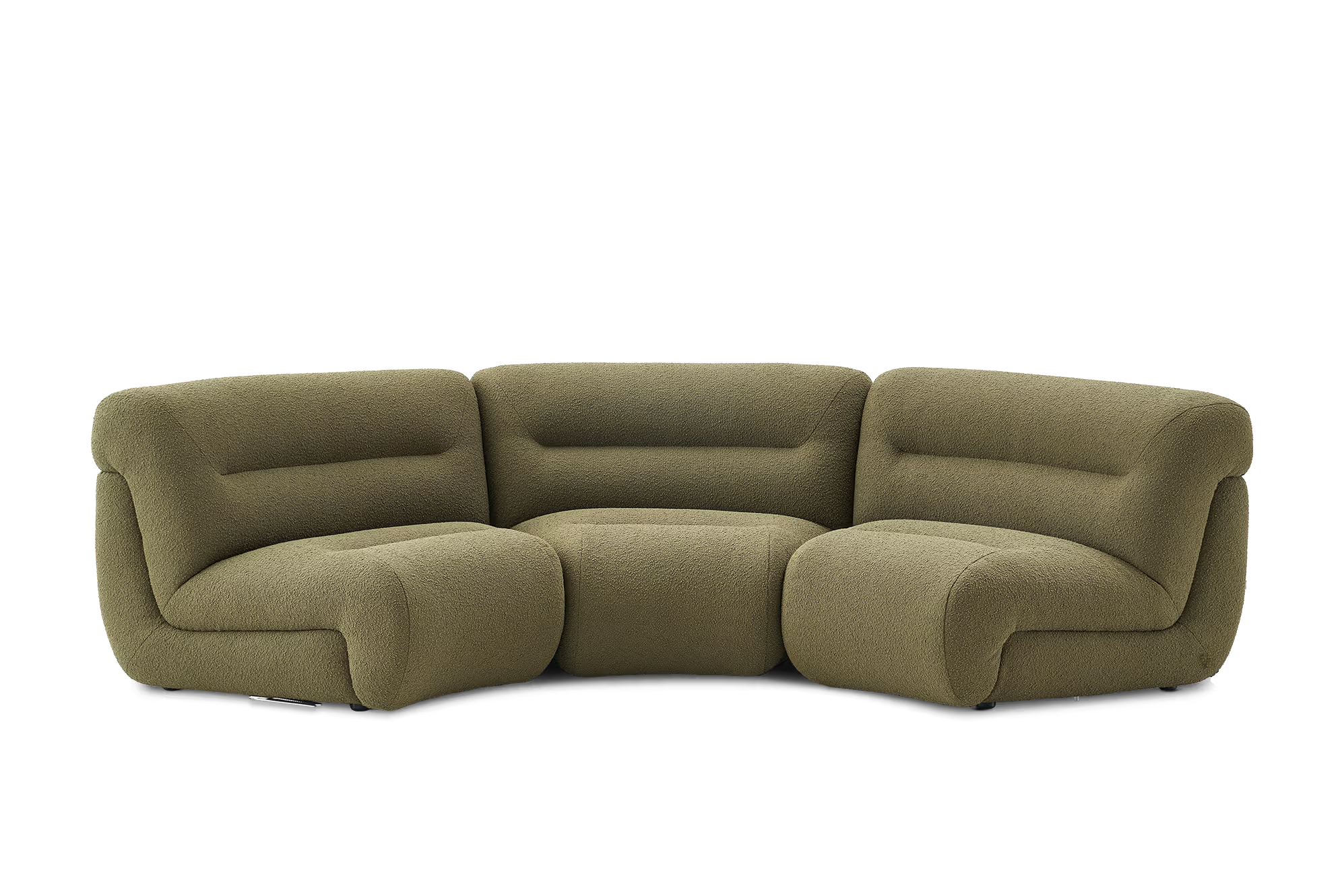 Bombé Curved Modular Sofa — alternate view