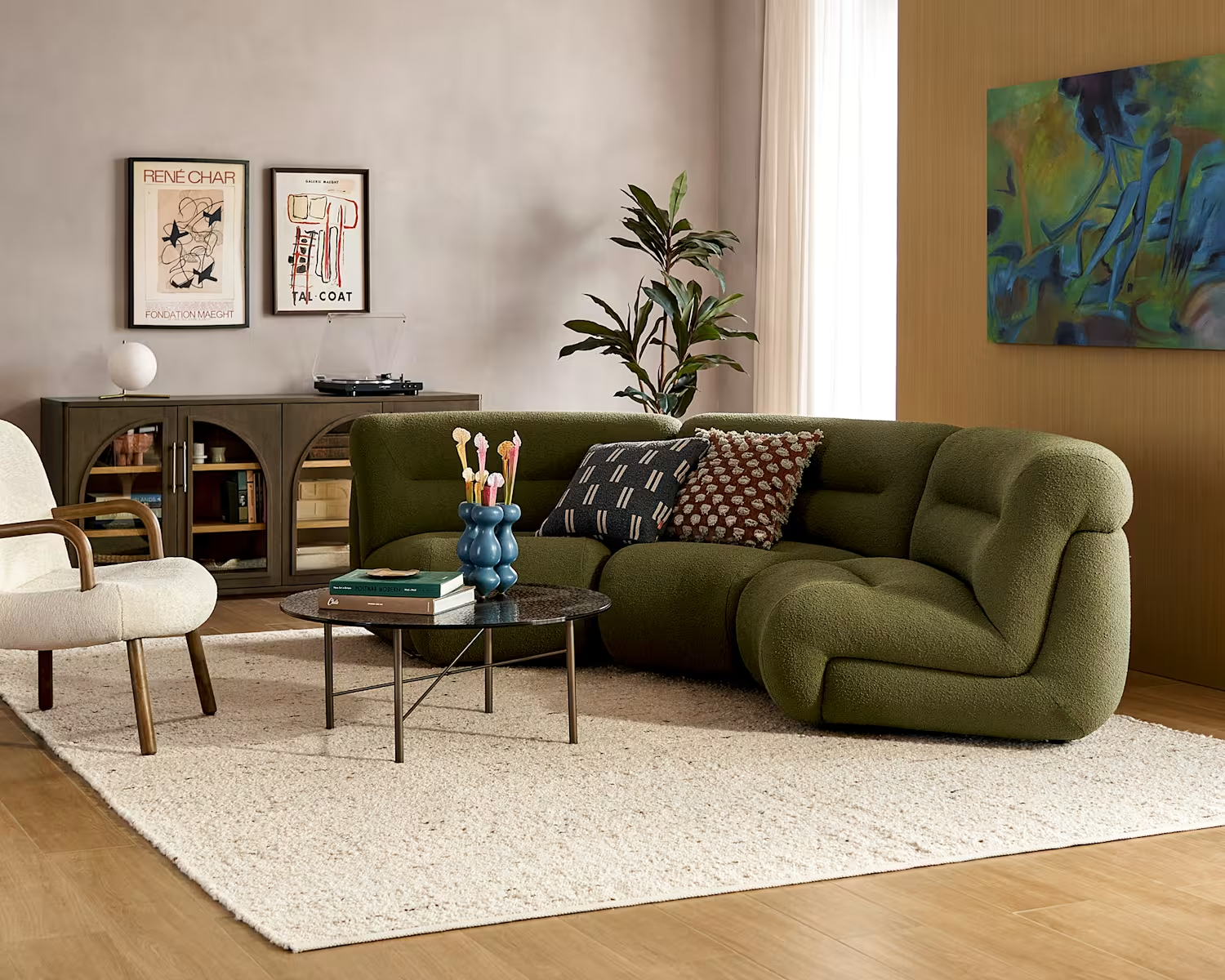 Bombé Curved Modular Sofa
