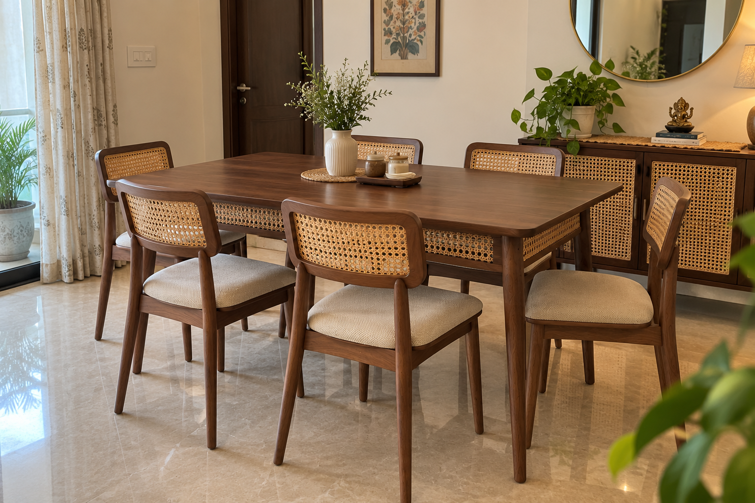 Riva Dining Table (175 cm, 6 Seater)