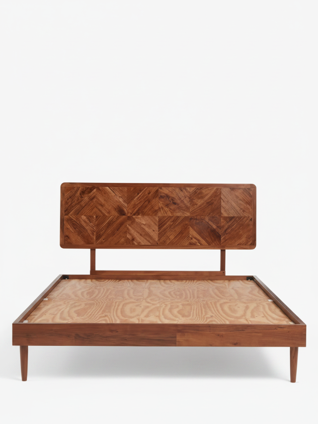 Aurum Solid Acacia Wood King Size Bed