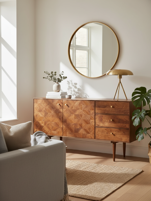 Aurum Solid Acacia Wood TV Cabinet (75 cm)