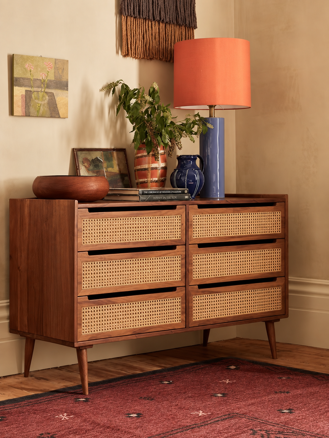 Riva Chest Of Drawers (120 cm, 6 Drawers)