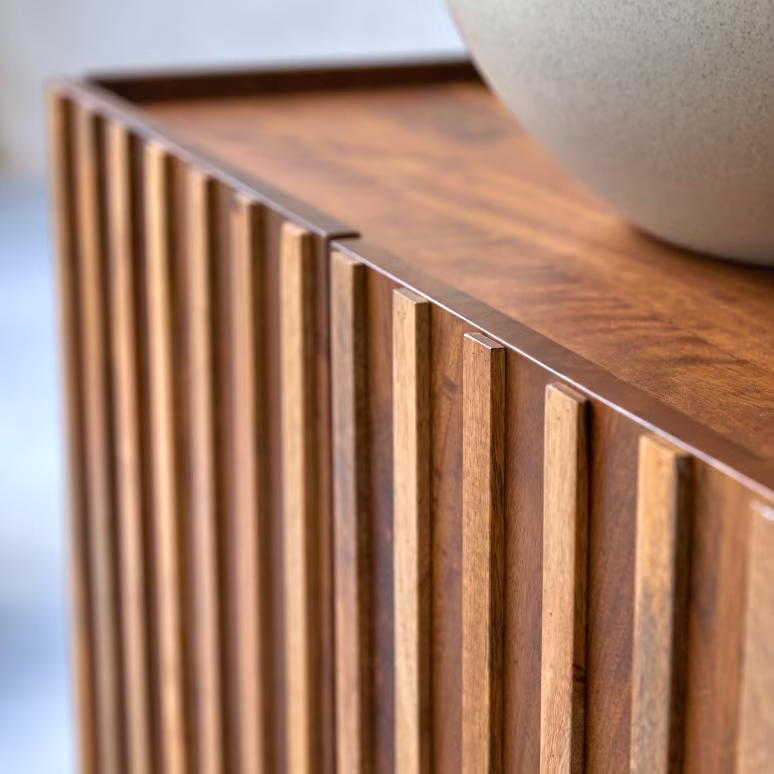 Theo – Solid Mango Wood Single Vanity Unit