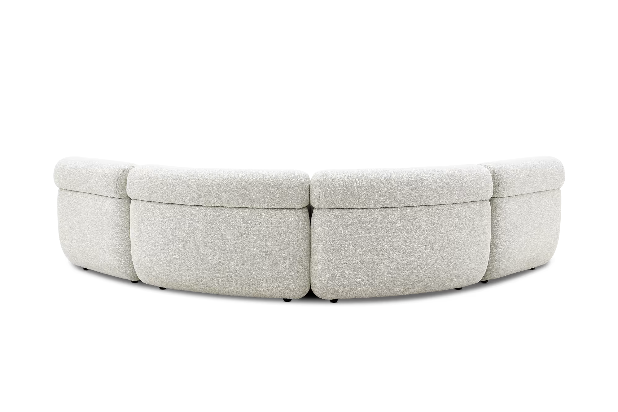 Bombé 4-Piece Sectional Sofa