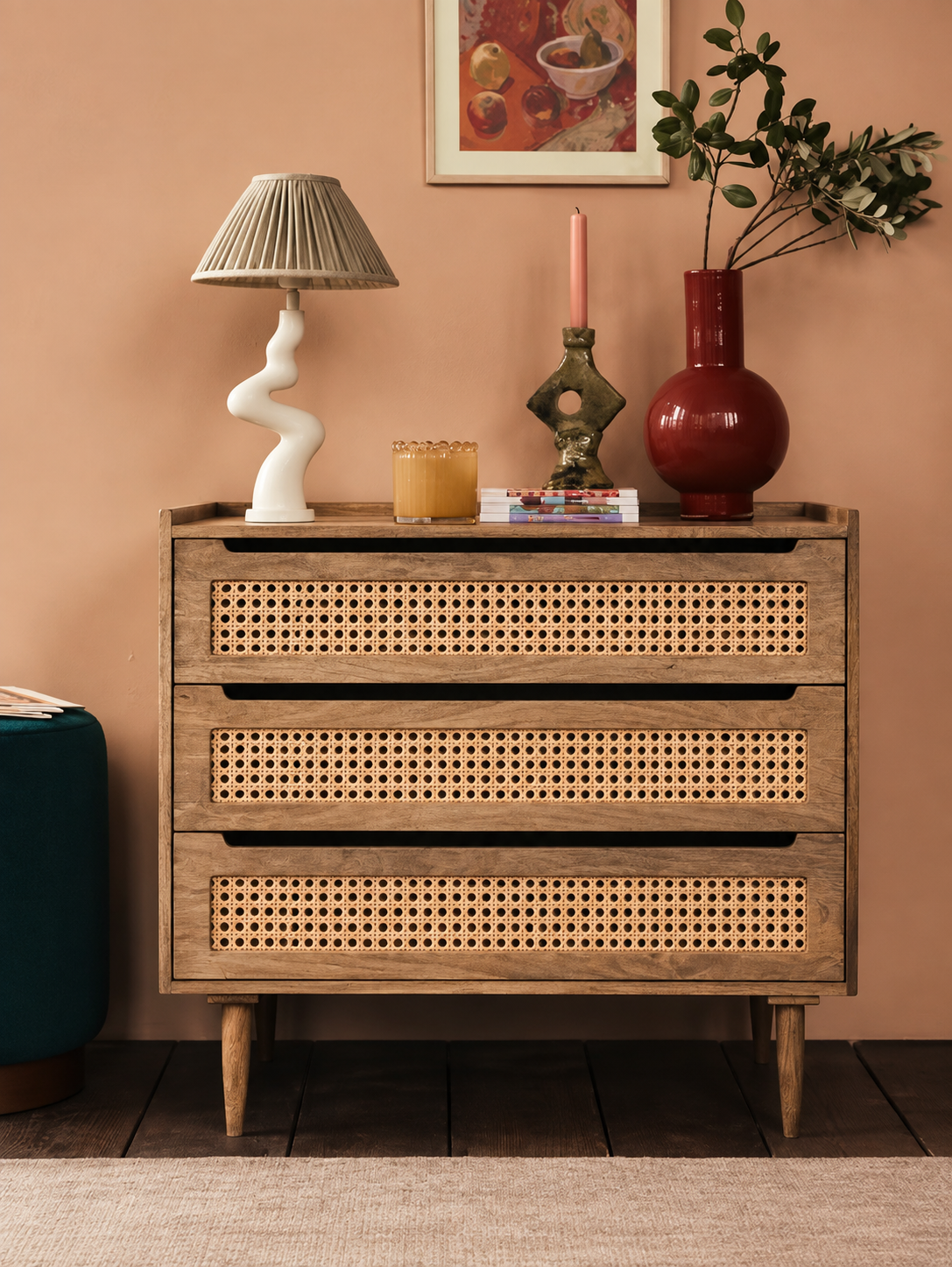 Riva Chest Of Drawer (80 cm, 3 Drawers)