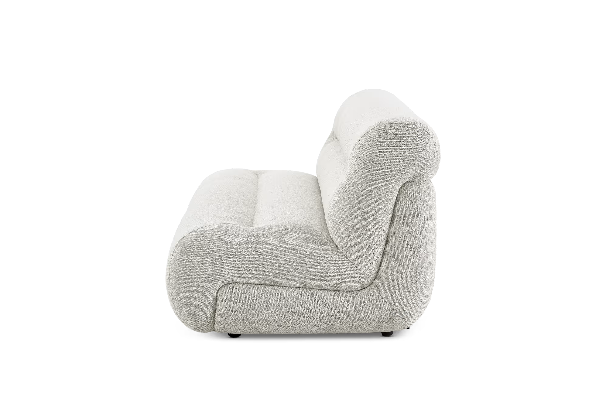 Bombé 2 Seater Armless Sofa