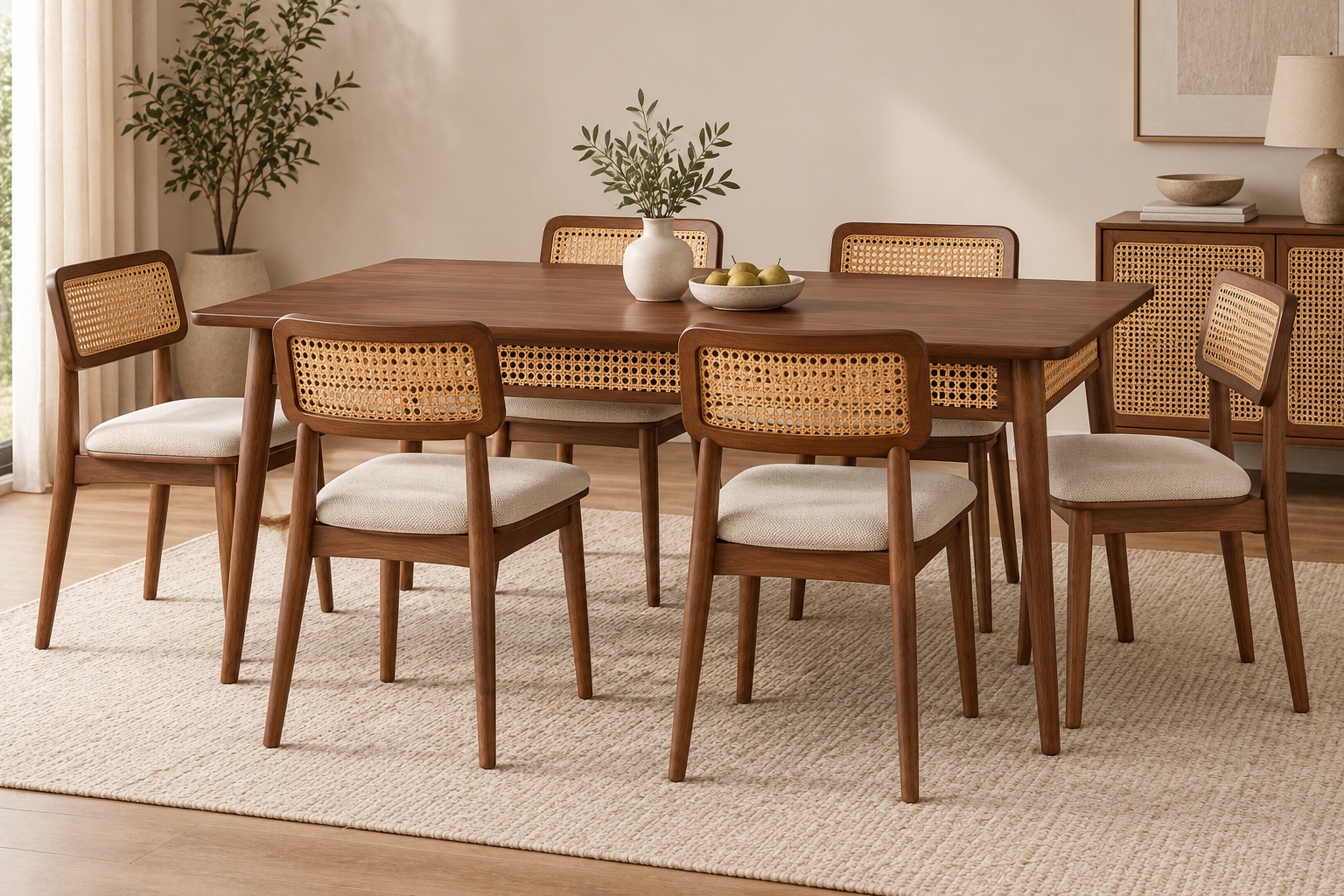 Riva Dining Table (175 cm, 6 Seater)