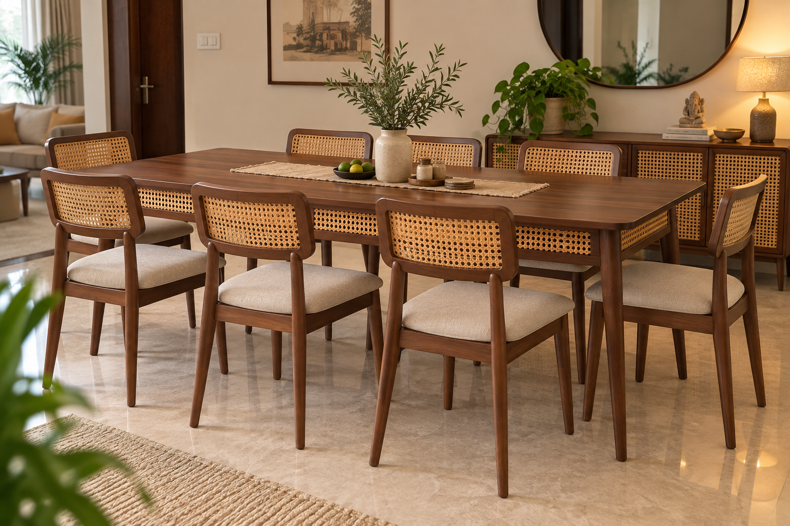 Riva Dining Table (190 cm, 8 Seater)