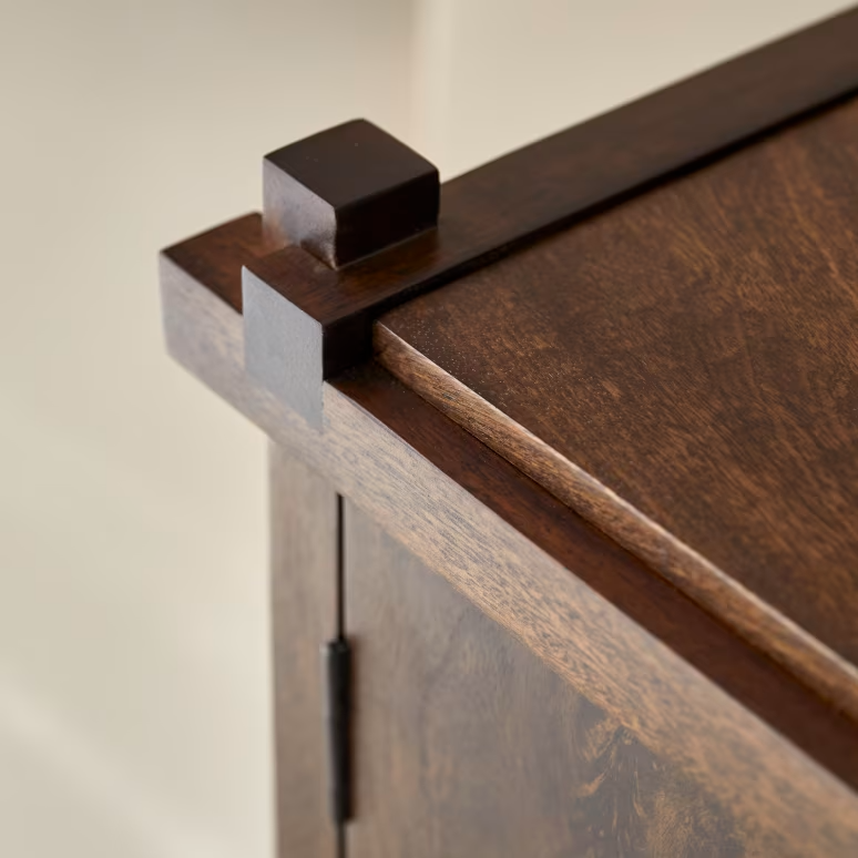 Hera – Solid Mango Wood Sideboard (190 cm, 4 Door)