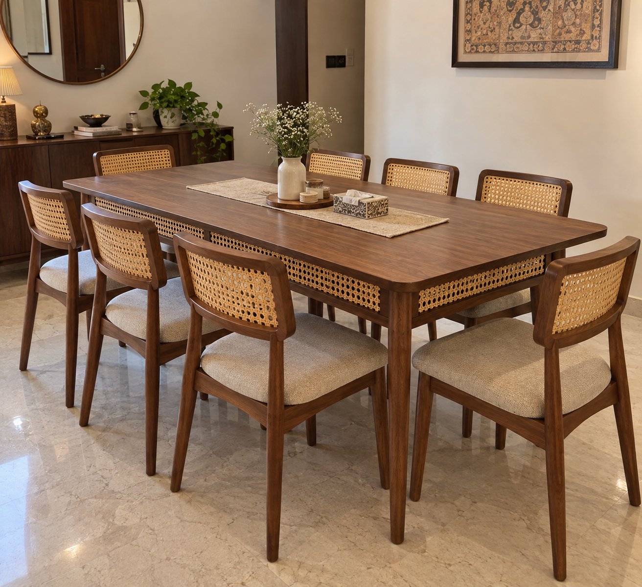 Riva Dining Table (190 cm, 8 Seater)