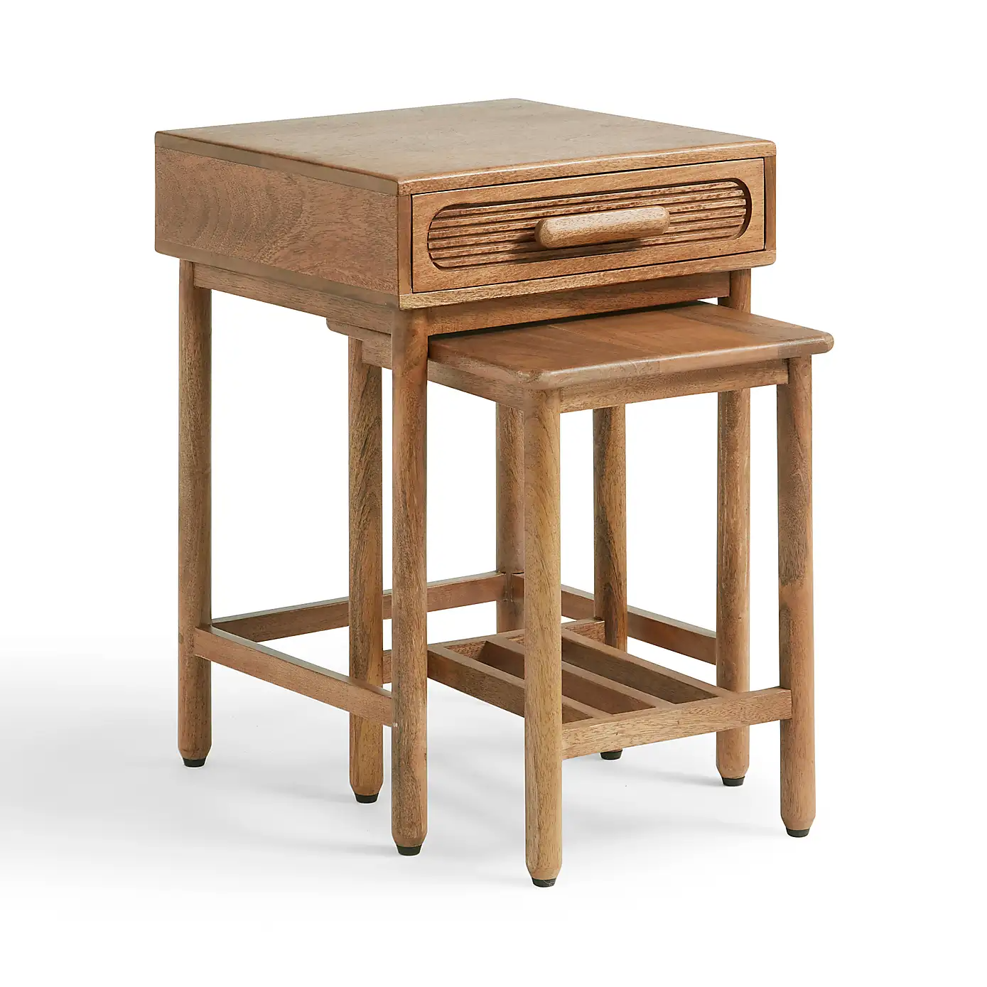 Diana – Solid Mango Wood Nested Side Tables (Set of 2)