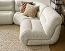 Bombé 2 Seater Armless Sofa — alternate view