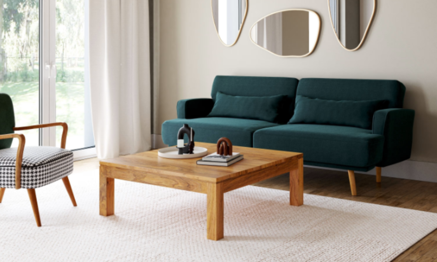 Isha Sqaure Coffee Table
