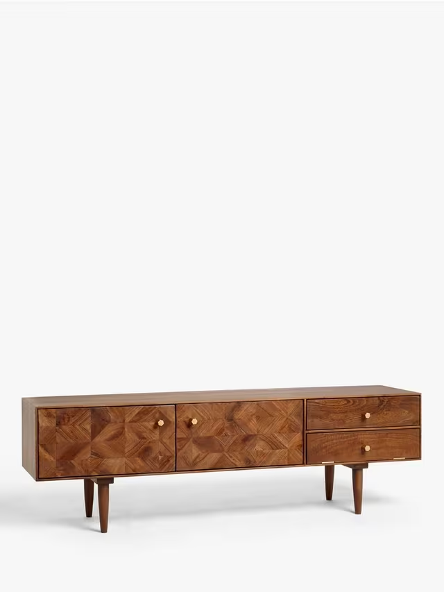 Aurum Solid Acacia Wood TV Cabinet (45 cm) — alternate view