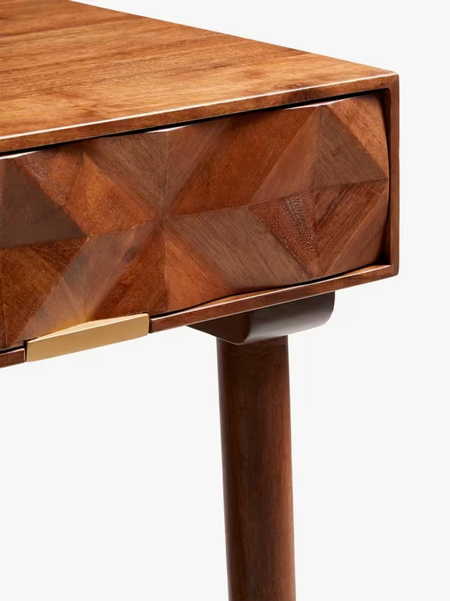 Aurum Solid Acacia Wood Side Table