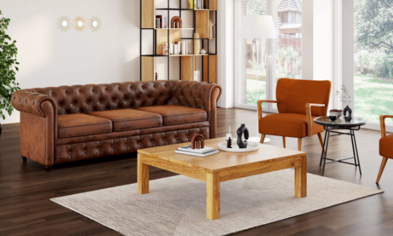 Isha Sqaure Coffee Table