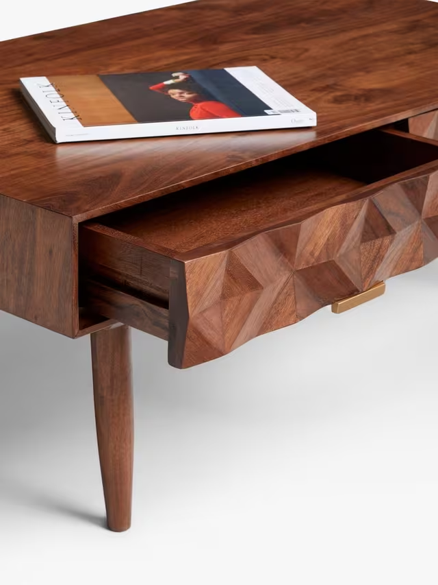Aurum Solid Acacia Wood Coffee Table