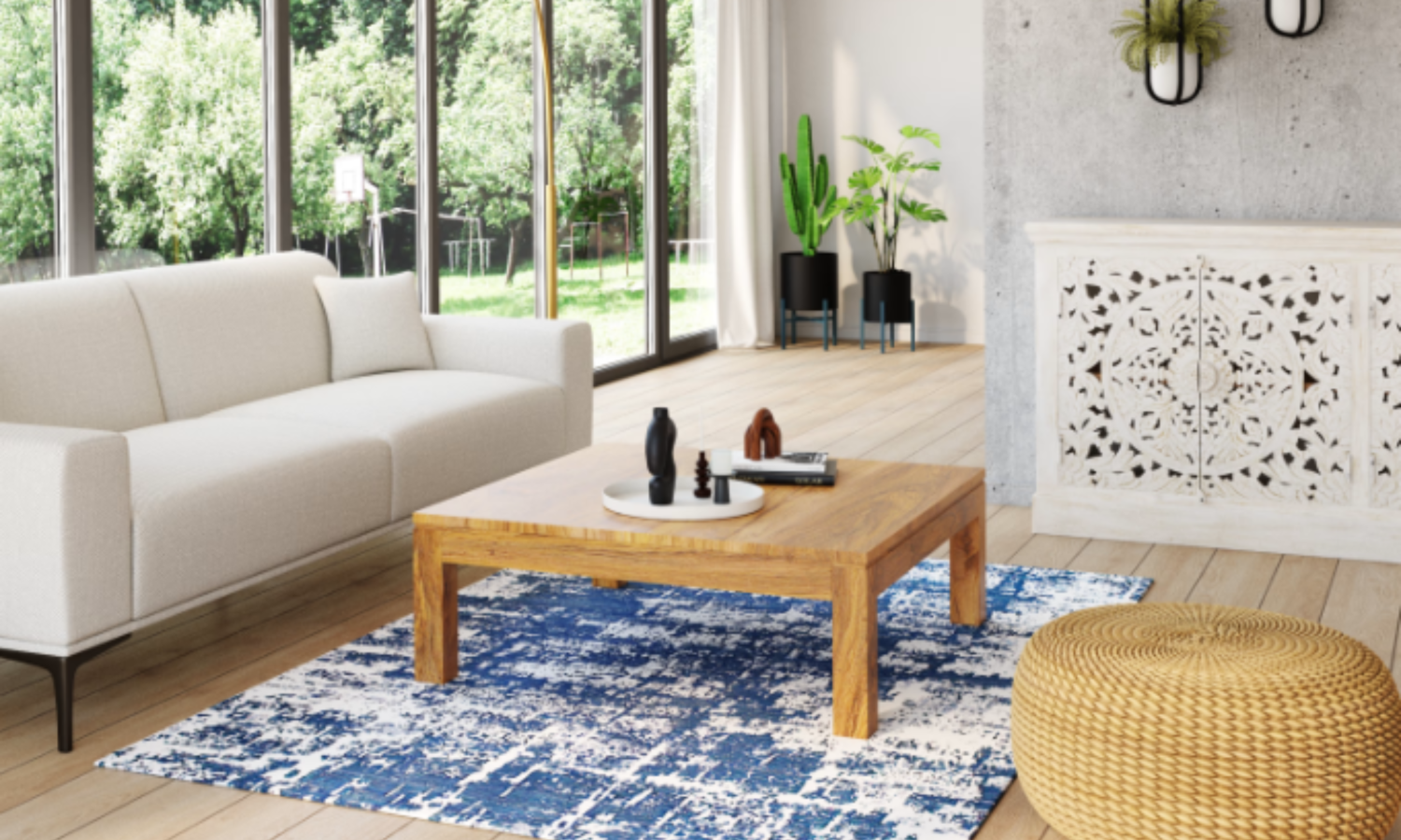 Isha Sqaure Coffee Table