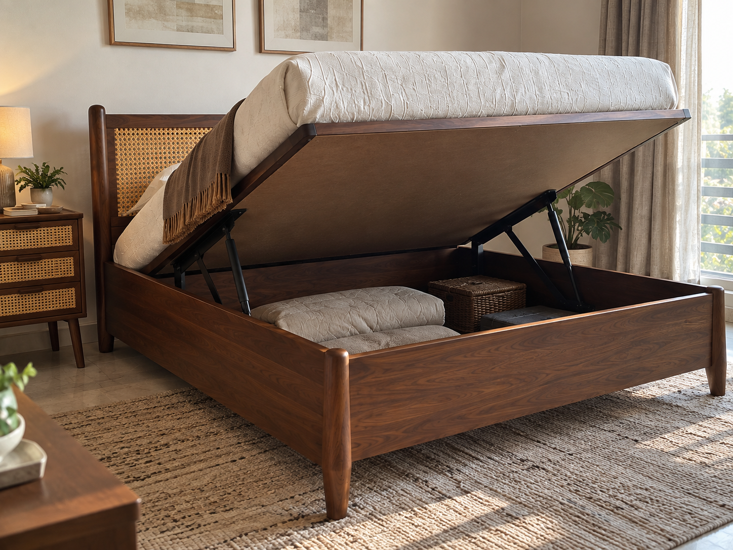 Riva King Size Storage Bed