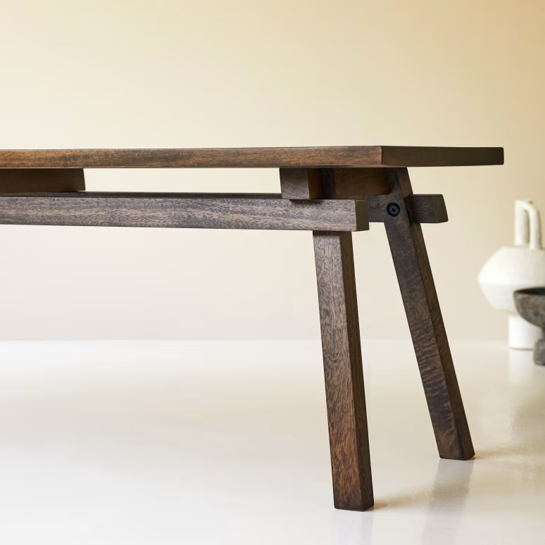 Hera – Solid Mango Wood Bench