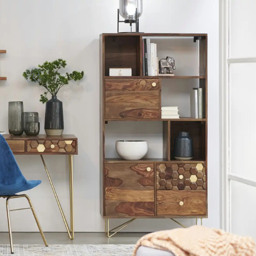 Yati wooden bookcase