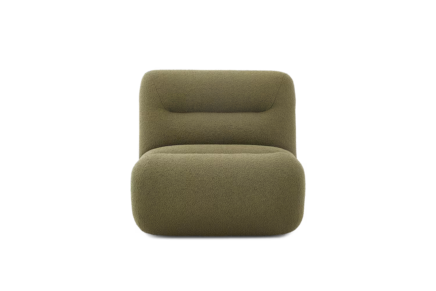 Bombé Armless Sofa — alternate view