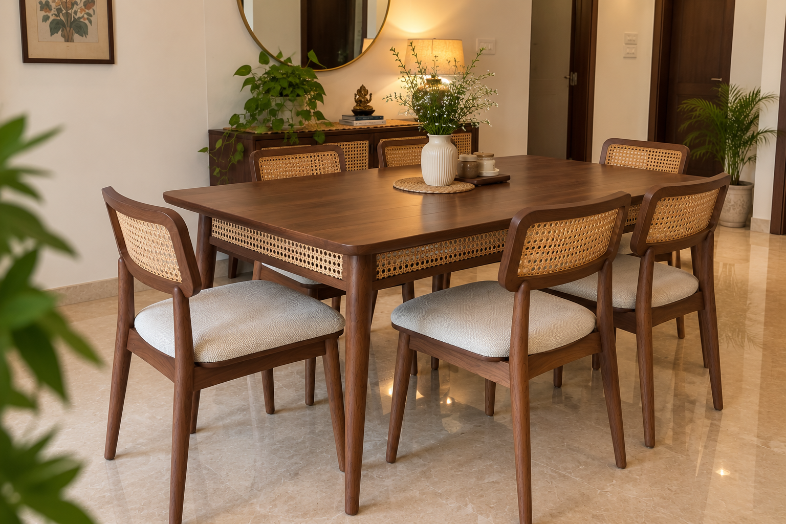 Riva Dining Table (175 cm, 6 Seater)