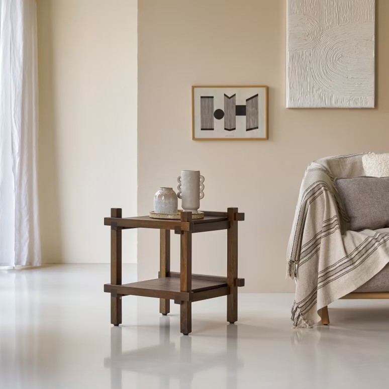 Hera – Solid Mango Wood Side Table